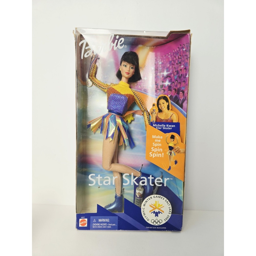 Mattel Barbie doll Star Skater 2002 Olympic Games 53377